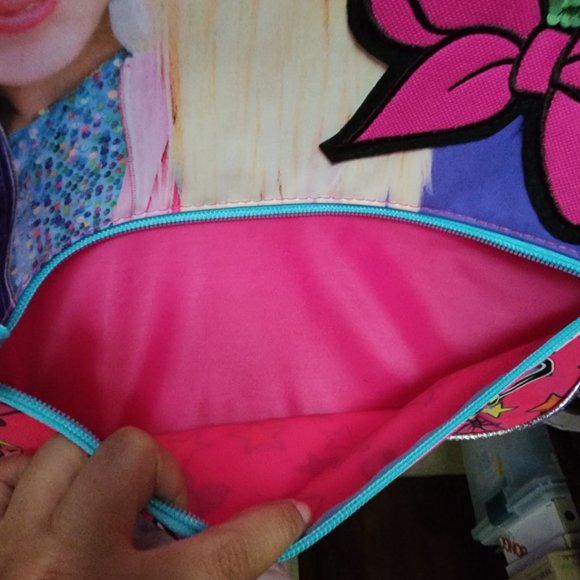 Girls Jojo Siwa Rainbow Sequined Full Size Backpack & Lunchbox Bag Set NWT - Picture 14 of 16